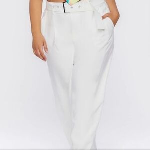 Elegant White Women's Pants